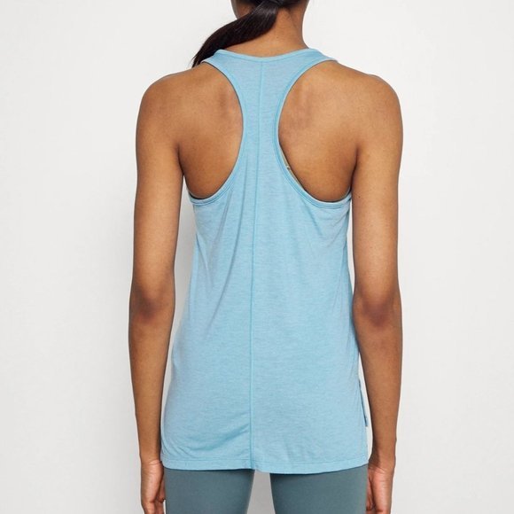 NIKE Performance YOGA LAYER TANK - Small - NWT - Blue - Picture 2 of 4